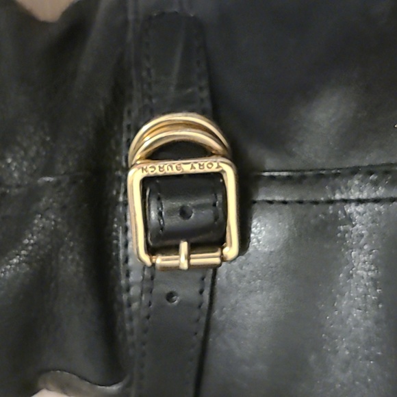 Tory Burch Marlene Riding boot 8.5, black leather with pebbled shaft. - Picture 11 of 13